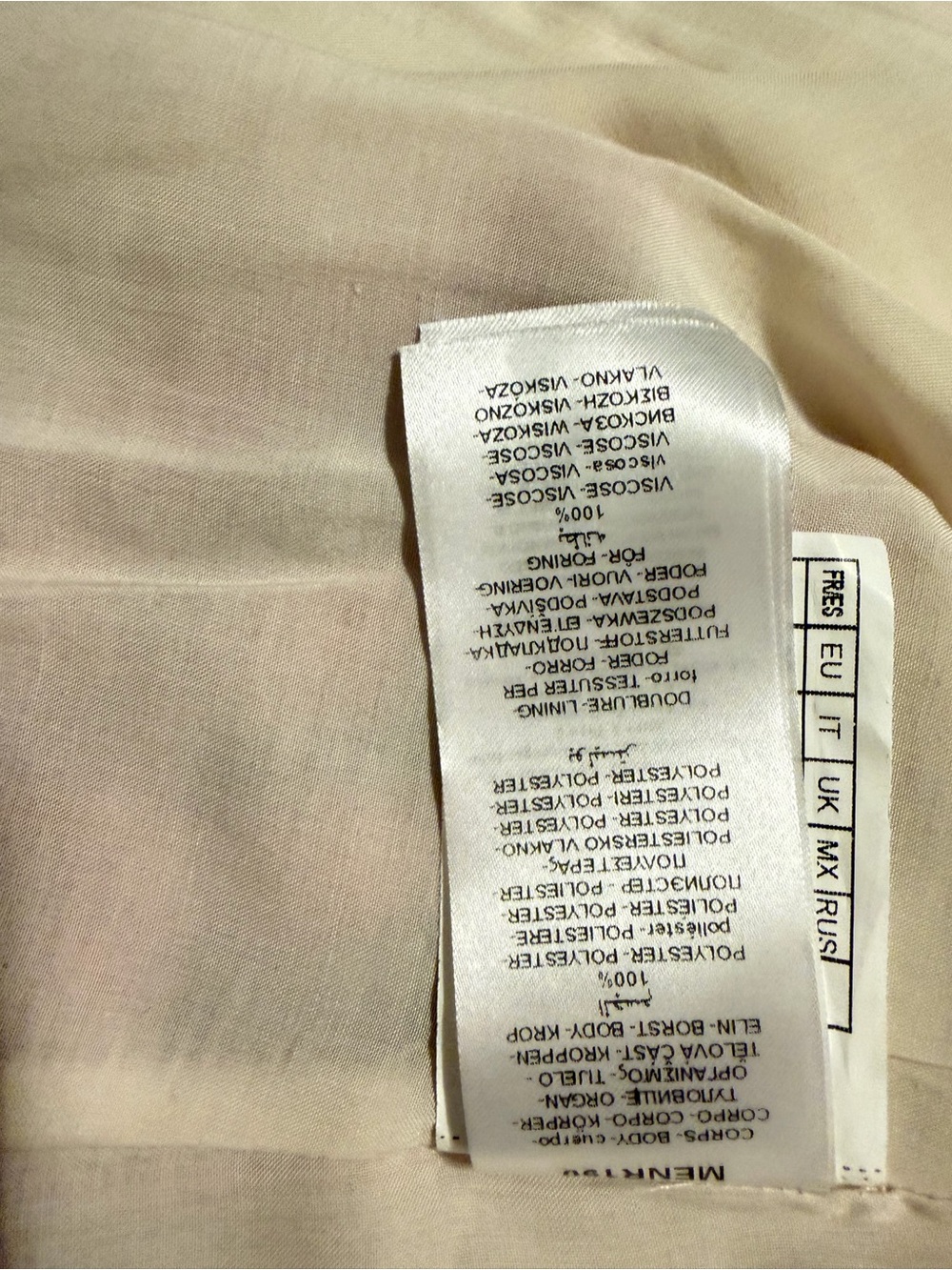 NAF NAF Nude Blush Pleated Maxi Dress NWT Size 40 / US 8-10 - Picture 10 of 11